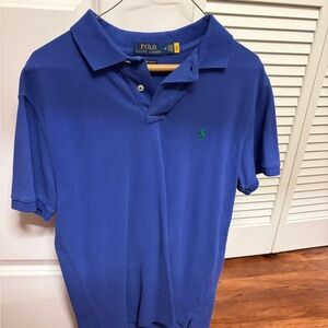 Polo Ralph Lauren Men's Royal Blue Polo Size M Custom Slim Fit